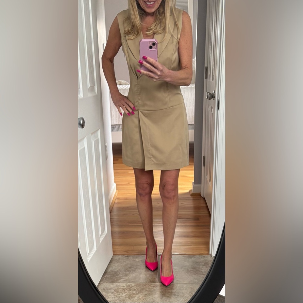Bebe tan Mini Dress